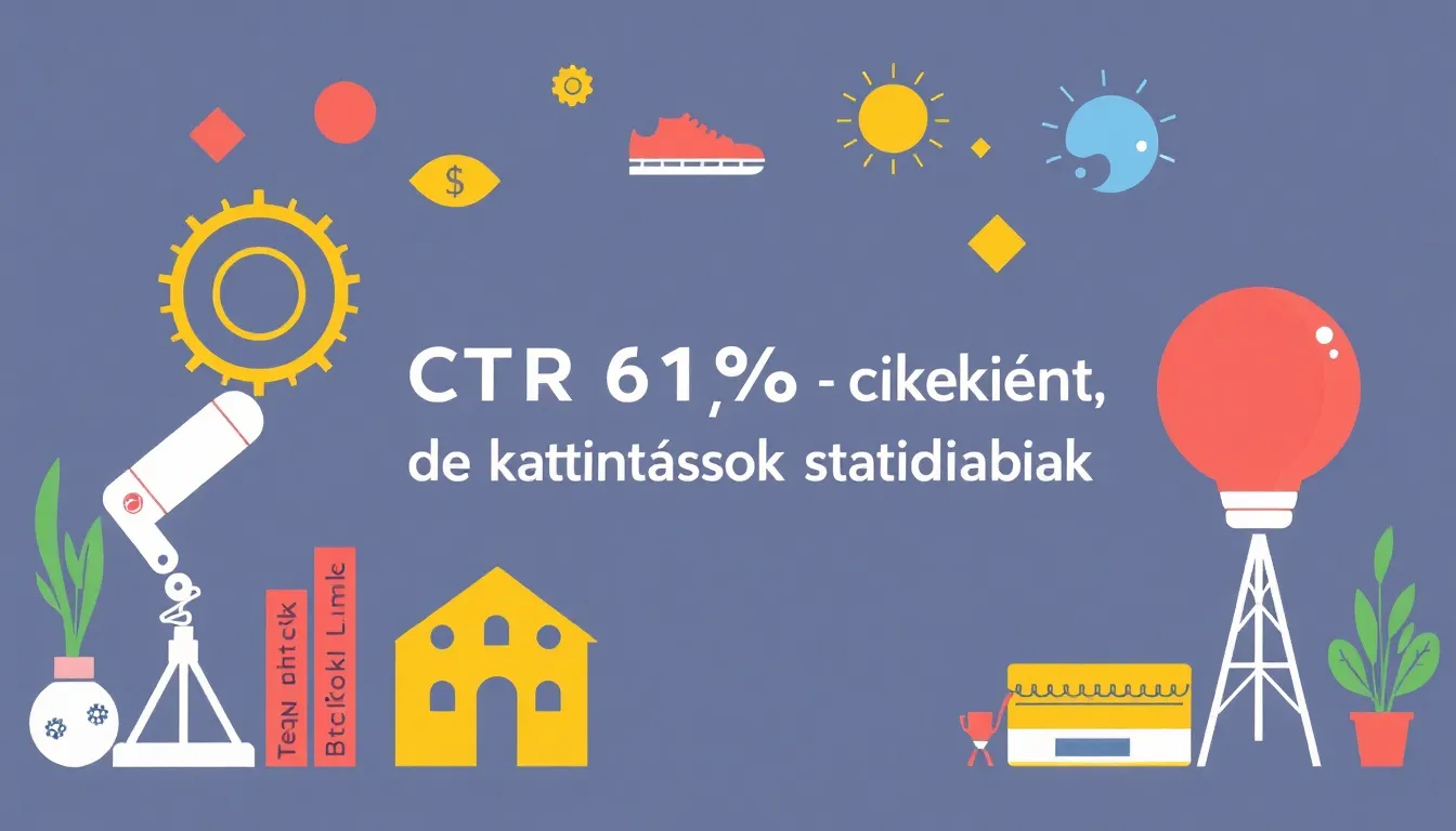 AI ÁTTEKINTŐ CTR 61%-KAL CSÖKKENT, DE KATTINTÁSOK STABILAK MARADTAK