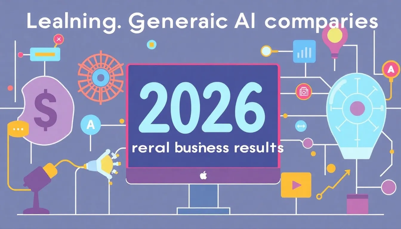 2026-BAN VEZETŐ GENERATÍV AI CÉGEK: VALÓDI ÜZLETI EREDMÉNYEK