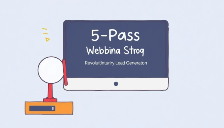 5 FÁZISÚ WEBINAR STRATÉGIA: LEAD GENERÁLÁS FORRADALMASÍTÁSA