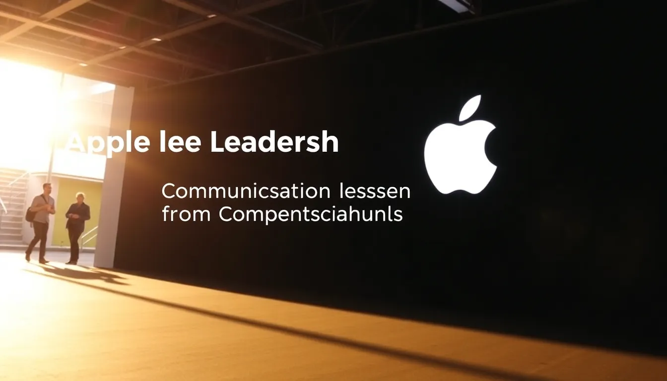 APPLE VEZETŐ VÁLTÁS: KOMMUNIKÁCIÓS LECKÉK A VÁLLALATI ÁTMENETRŐL
